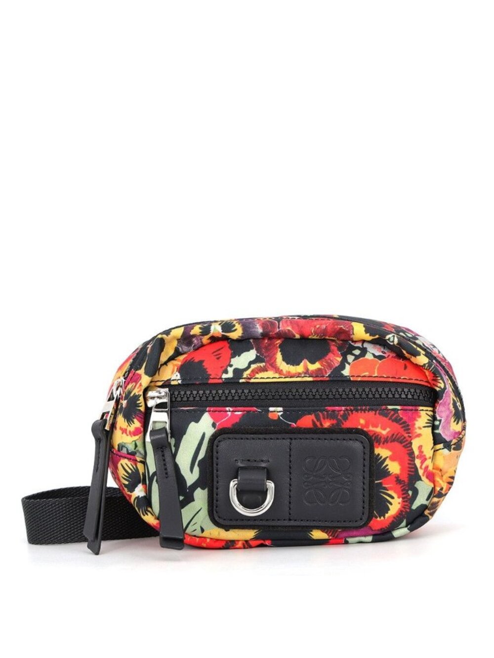 Loewe Belt Bag Pansy Small Round Joe Brainerd Collaboration Nylon Black